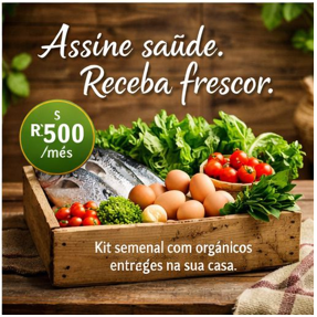 Assine saúde. Receba frescor. R$ 500 por mês.